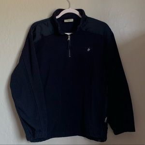 beverly hills polo pullover zip up sweatshirt